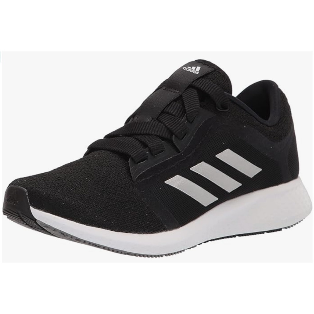 adidas Women's Edge Lux 4 Running Shoe, Core Black/White/Silver, size 9.5